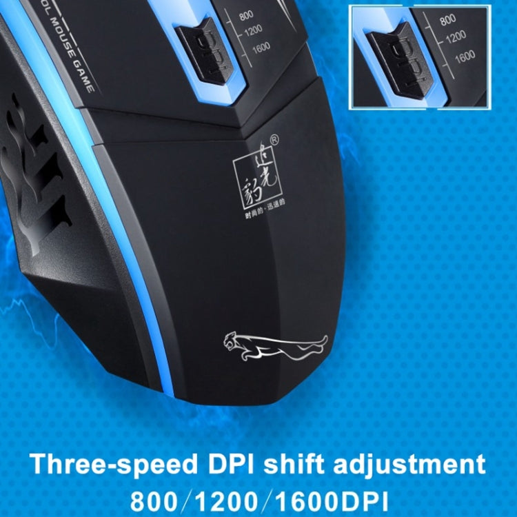 Souris de jeu optique Chasing Leopard 199 LED 1600DPI