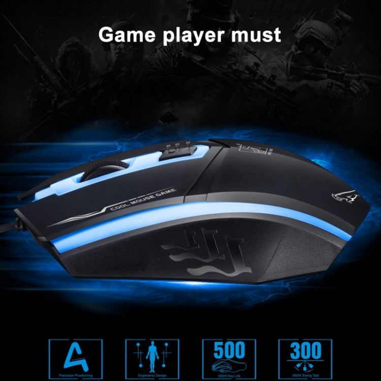 Souris de jeu optique Chasing Leopard 199 LED 1600DPI