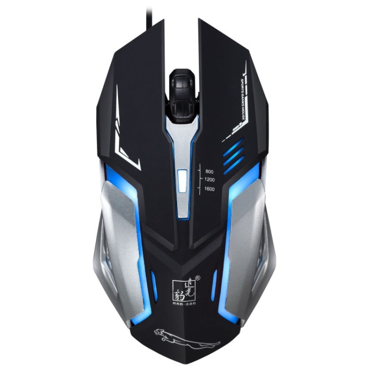 Souris de jeu optique filaire Chasing Leopard K1 1600DPI