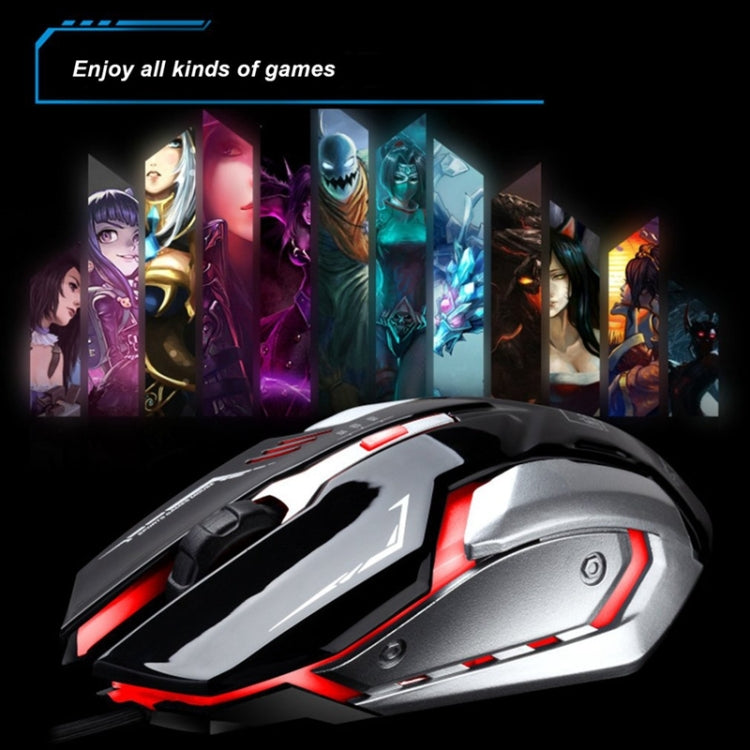 Souris de jeu optique filaire Chasing Leopard K1 1600DPI