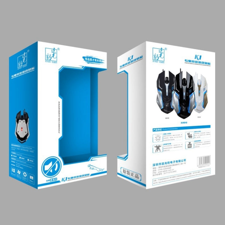 Souris de jeu optique filaire Chasing Leopard K1 1600DPI