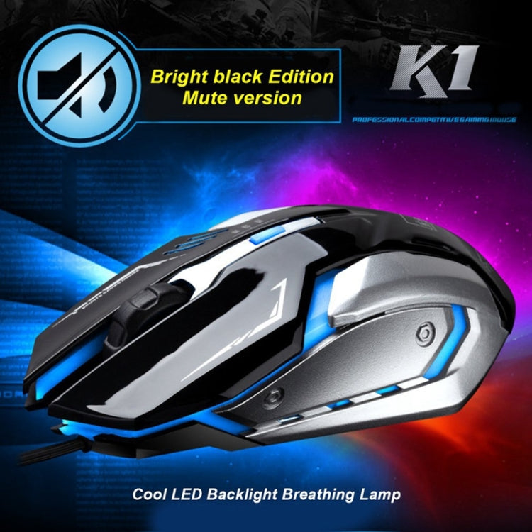 Souris de jeu optique filaire Chasing Leopard K1 1600DPI