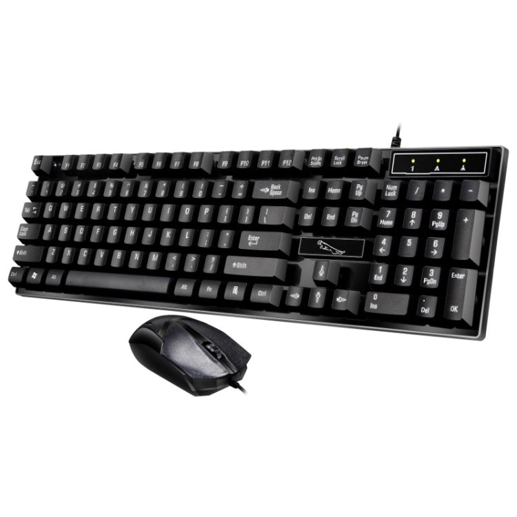 Clavier et souris gaming filaires Chasing Leopard Q17