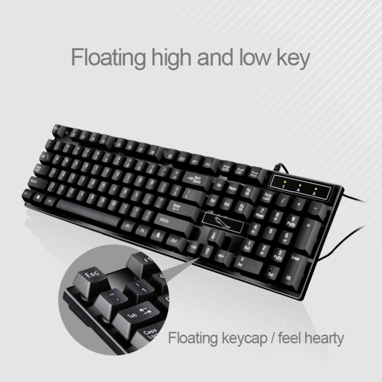 Clavier et souris gaming filaires Chasing Leopard Q17