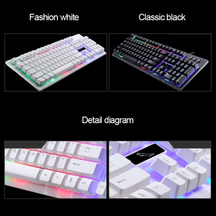 Clavier mécanique USB ZGB G20 pour PC gaming 104 touches