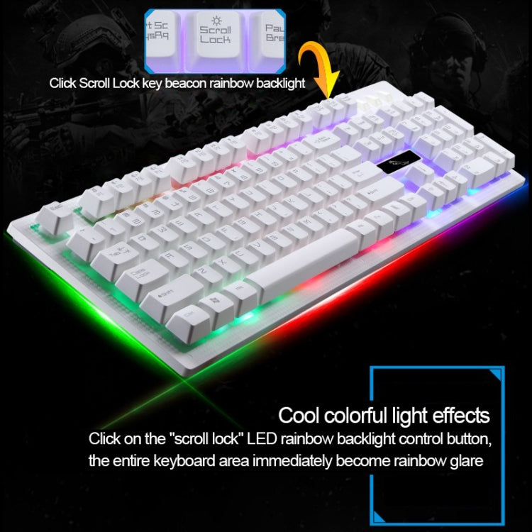 Clavier mécanique USB ZGB G20 pour PC gaming 104 touches