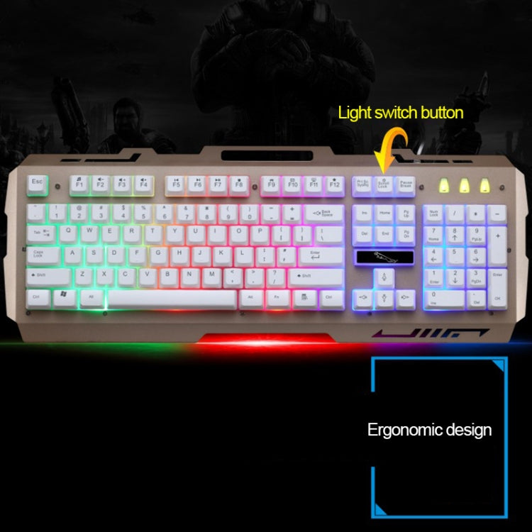 ZGB G700 Mechanical Gaming Keyboard with USB Phone Holder
