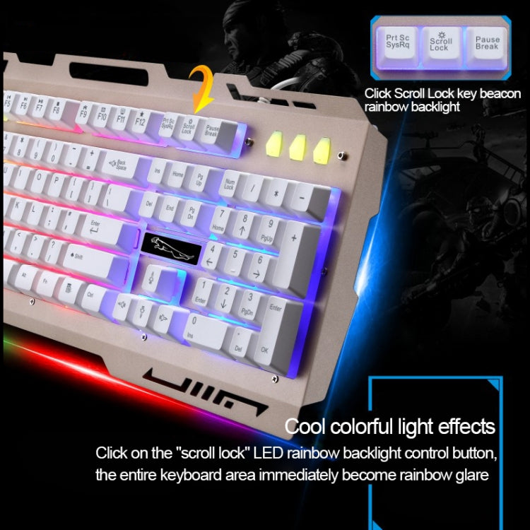 ZGB G700 Mechanical Gaming Keyboard with USB Phone Holder