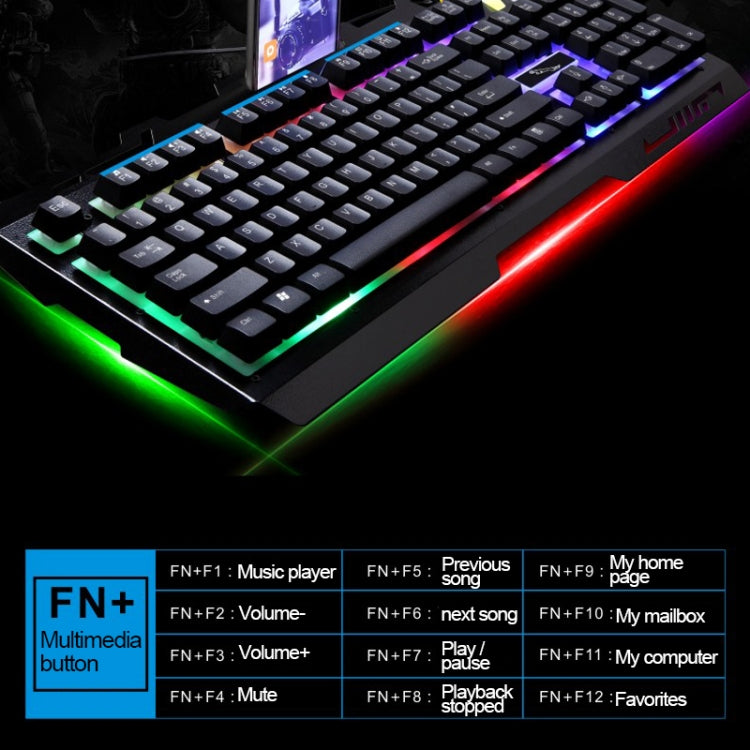 ZGB G700 Mechanical Gaming Keyboard with USB Phone Holder