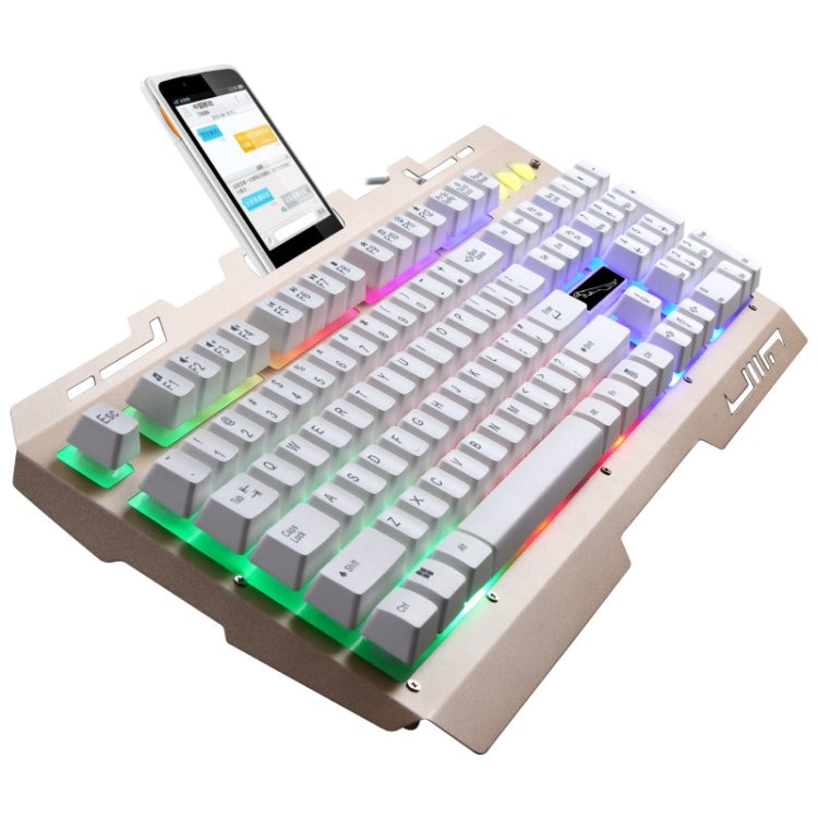 Clavier de jeu mécanique ZGB G700 avec support téléphone USB