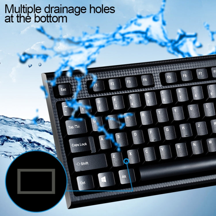 Clavier Gaming ZGB Q9 USB Filaire - 104 Touches Ergonomique