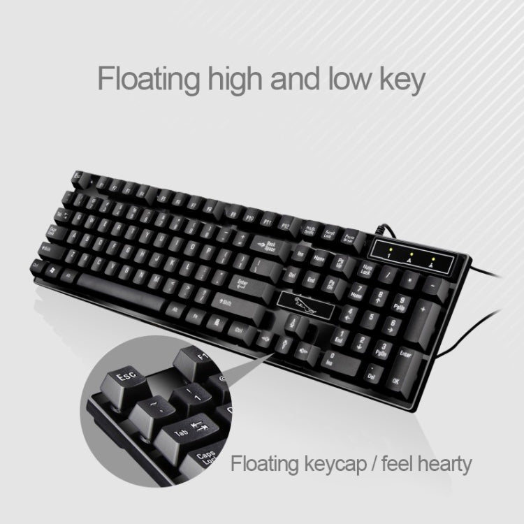 Clavier Gaming USB ZGB Q17 - 104 Touches pour PC
