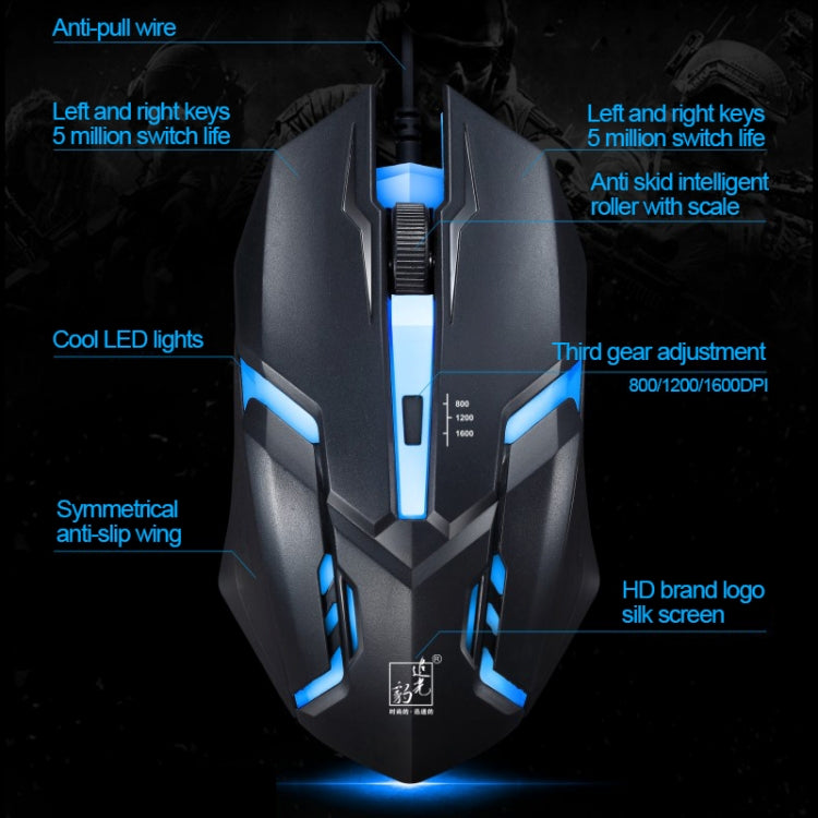 Professional Gaming Kit: Mechanical Keyboard and Mouse