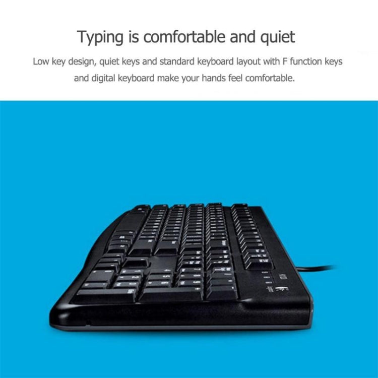 Clavier Logitech K120 USB étanche pour PC et gaming