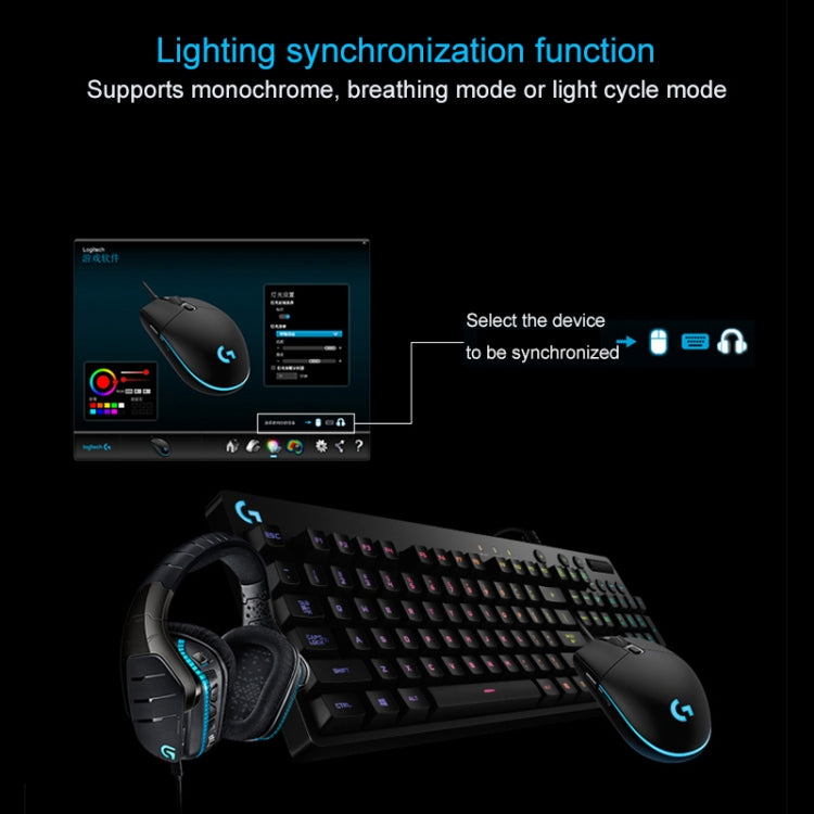 Souris gaming Logitech G102 RGB 6000 DPI - Filaire et