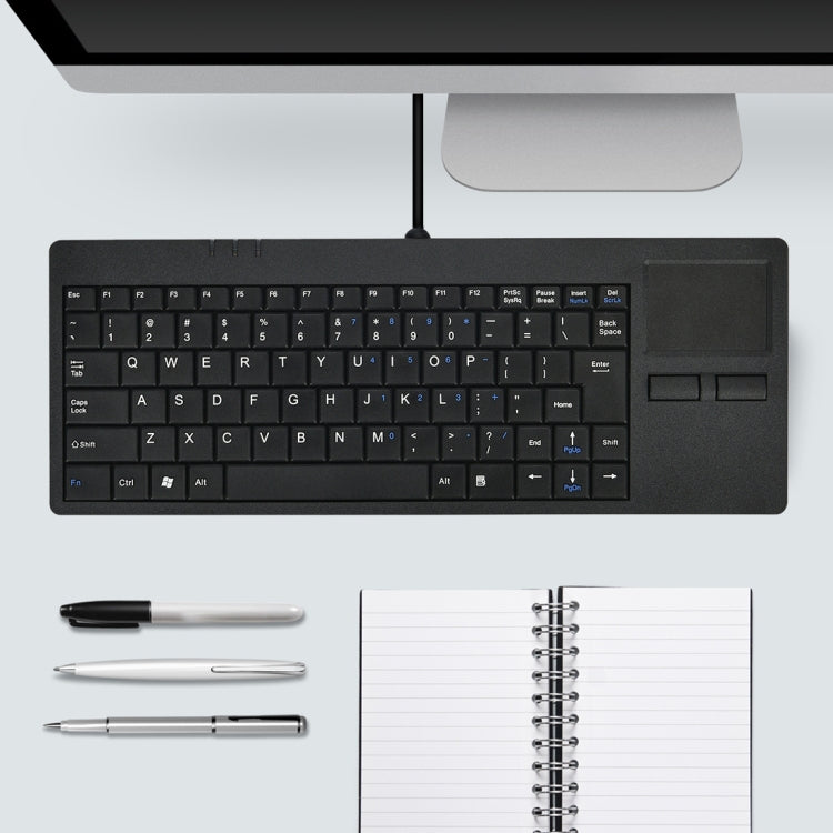 Clavier Gaming Filaire Ultra-fin avec Pavé Tactile - MC-818