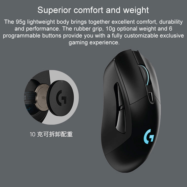 Souris Gaming Logitech G703 LIGHTSPEED - 16K DPI sans fil