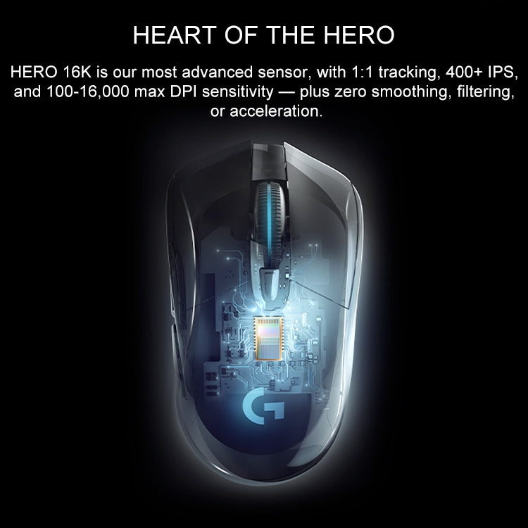 Souris Gaming Logitech G703 LIGHTSPEED - 16K DPI sans fil
