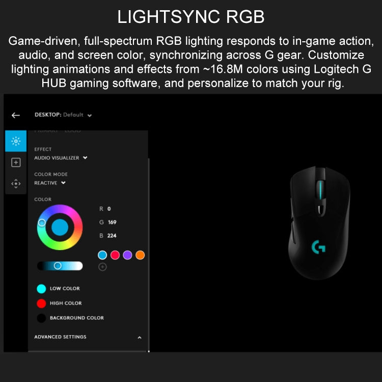 Souris Gaming Logitech G703 LIGHTSPEED - 16K DPI sans fil