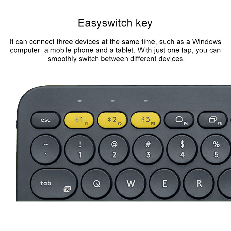 Logitech K380 Wireless Bluetooth Keyboard for PC and Gaming
