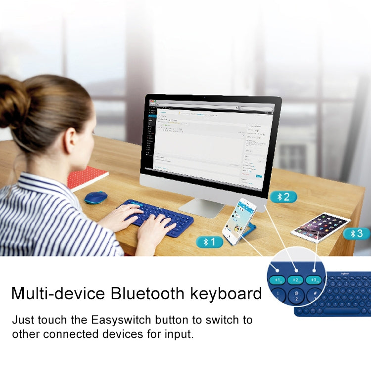 Logitech K380 Wireless Bluetooth Keyboard for PC and Gaming