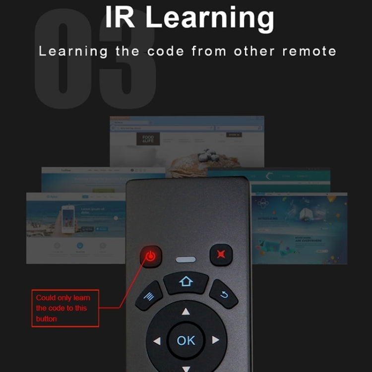 Air Mouse T6 Remote Control with Touchpad for PC and TV