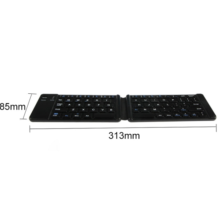 K018 USB chargeant le clavier sans fil Bluetooth pliable à 67 touches