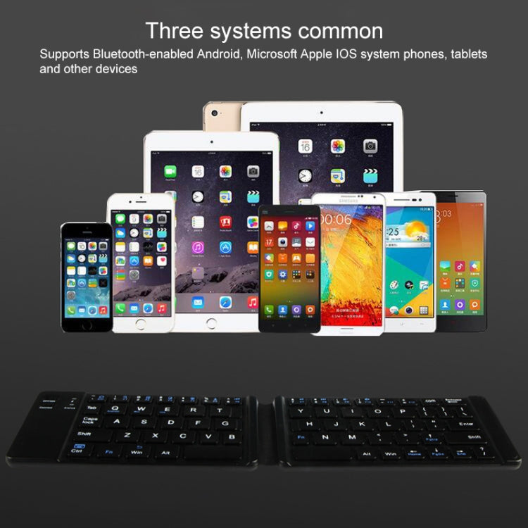 K018 USB chargeant le clavier sans fil Bluetooth pliable à 67 touches