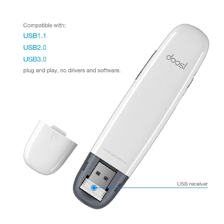 Stylo de présentation sans fil Doosl DSIT007 - 100m de