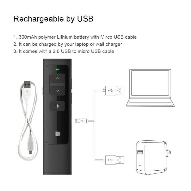 Pointeur laser Doosl DSIT013 pour présentations PowerPoint