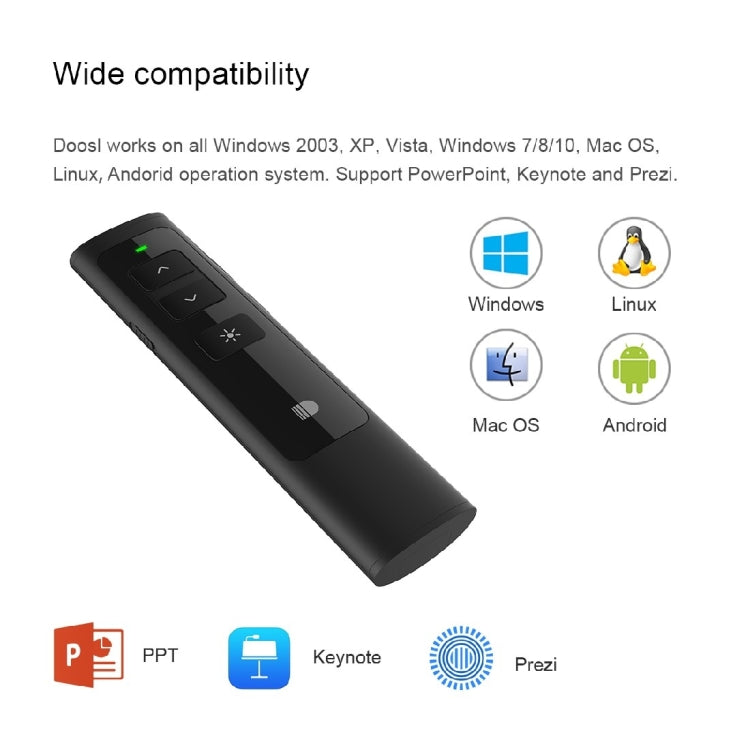 Pointeur laser Doosl DSIT013 pour présentations PowerPoint