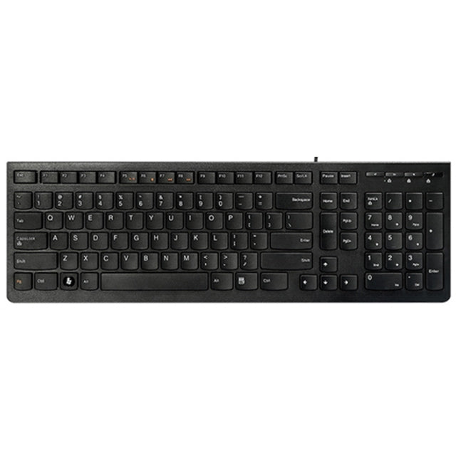 Clavier filaire ultra-fin Lenovo K5819 pour gamers et