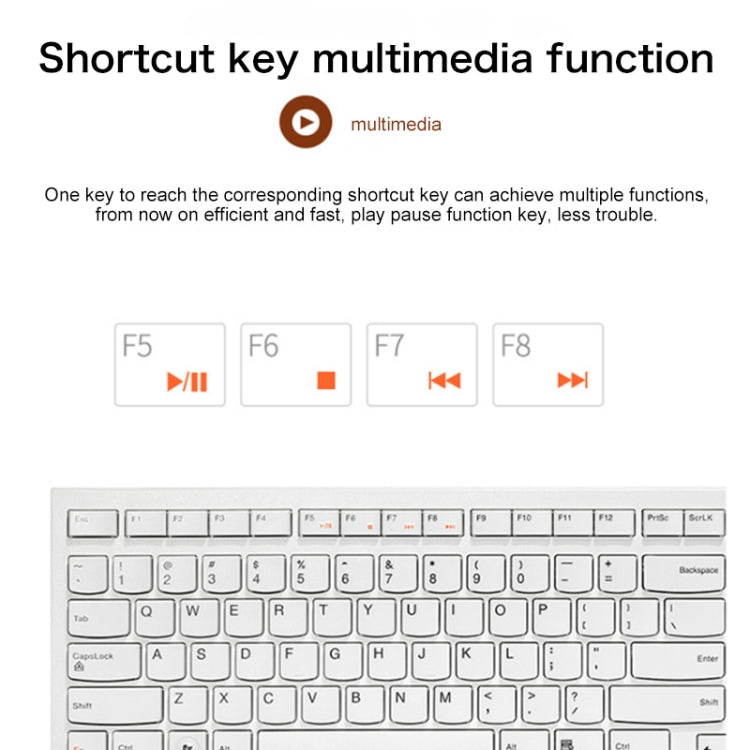 Clavier filaire ultra-fin Lenovo K5819 pour gamers et