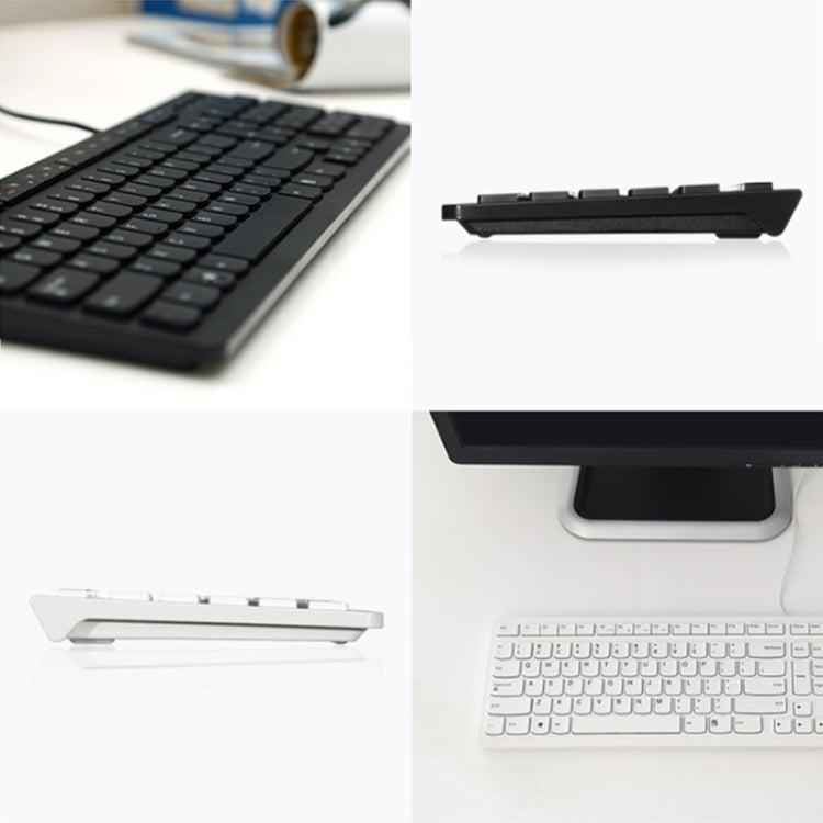 Clavier filaire ultra-fin Lenovo K5819 pour gamers et