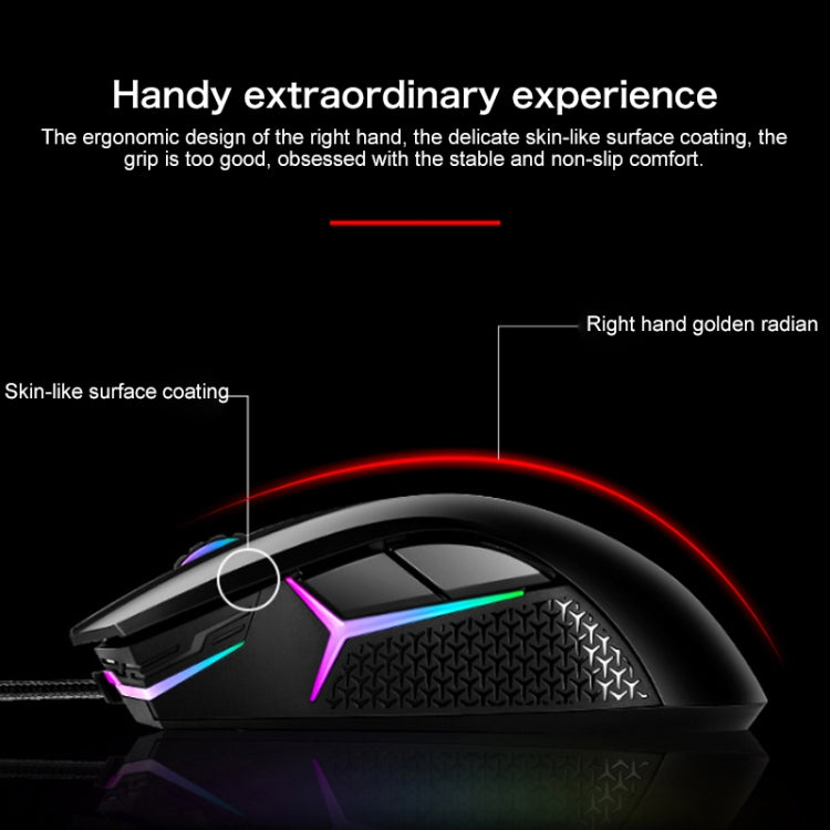 Lenovo HEADSHOT Wired Gaming Mouse for PC Gamers