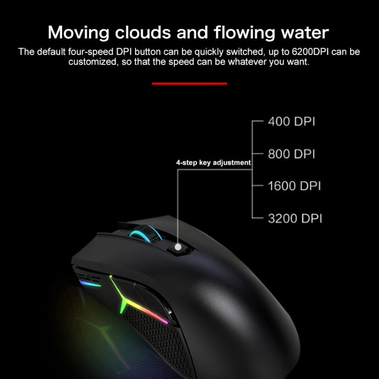 Lenovo HEADSHOT Wired Gaming Mouse for PC Gamers
