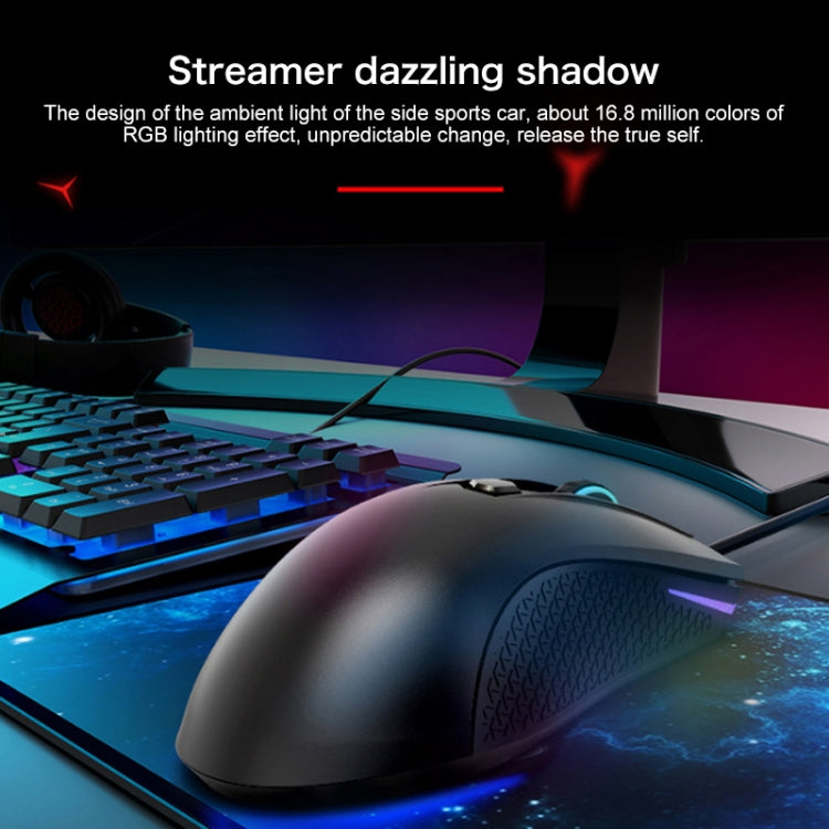 Lenovo HEADSHOT Wired Gaming Mouse for PC Gamers