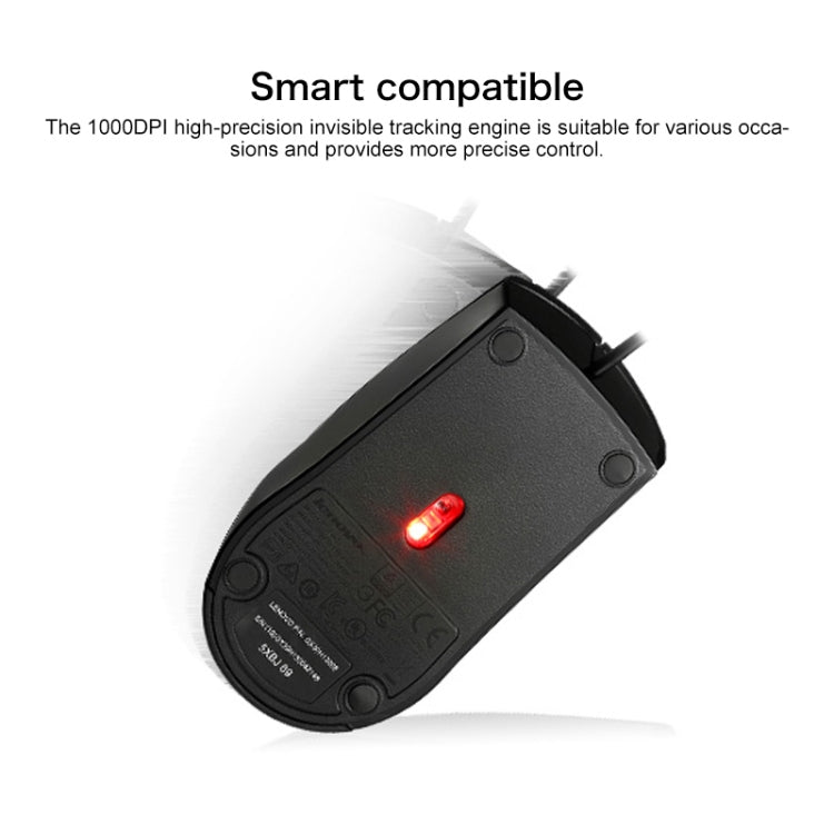 Souris Filaire Lenovo M120 Pro pour Gaming et Bureau