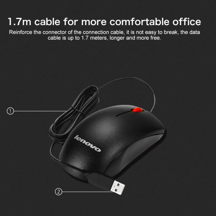 Souris Filaire Lenovo M120 Pro pour Gaming et Bureau