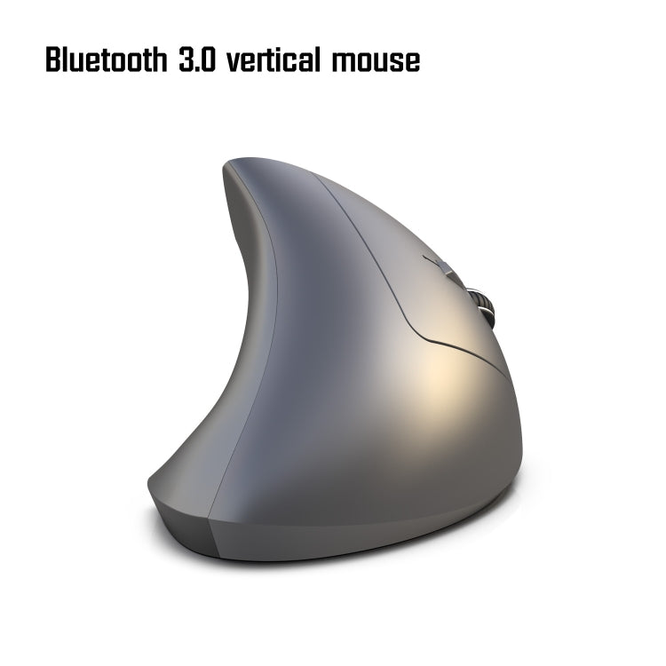 HXSJ T29 Bluetooth 3.0 Wireless 6 Buttons 2400 DPI Adjustable Ergonomics Optical Vertical Mouse, 6 Buttons T29 Black, 6 Buttons T29 Grey