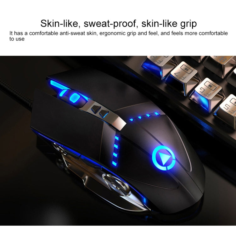 Clavier Mécanique USB RGB et Souris Silencieuse pour Gaming