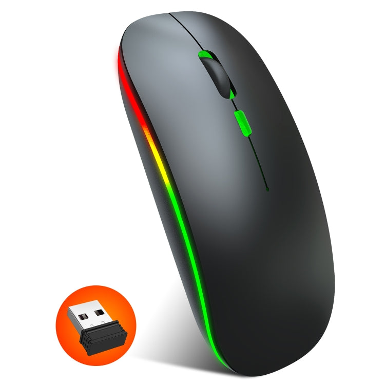 Souris Gaming Silencieuse HXSJ M40 2.4G Colorée sans Fil