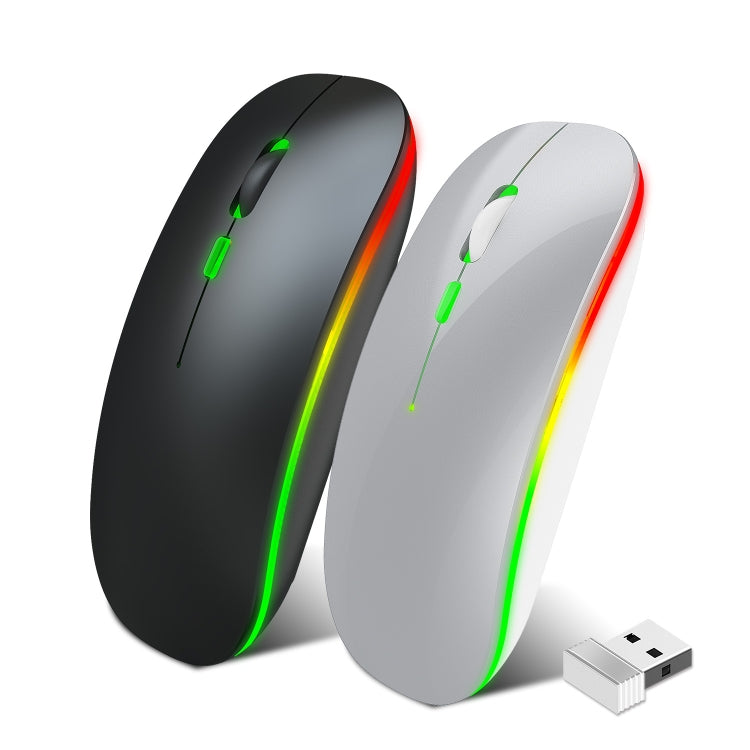 Souris Gaming Silencieuse HXSJ M40 2.4G Colorée sans Fil