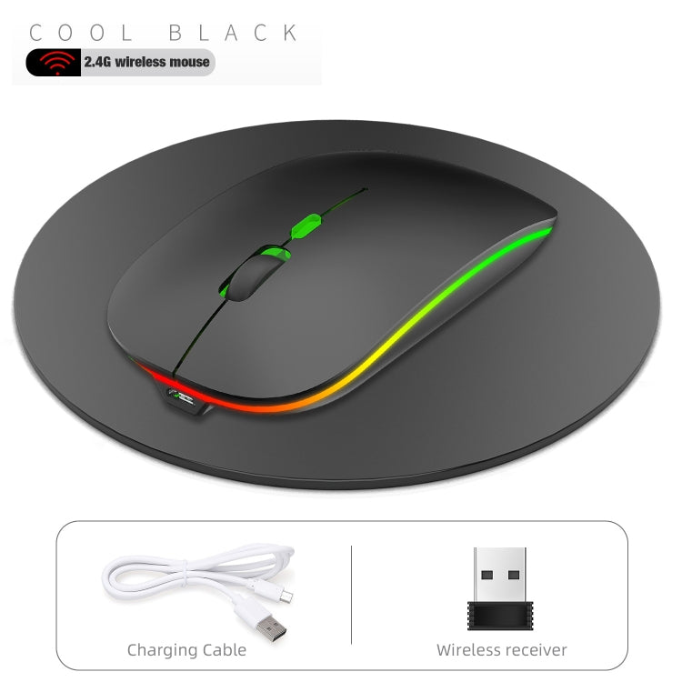 Souris Gaming Silencieuse HXSJ M40 2.4G Colorée sans Fil