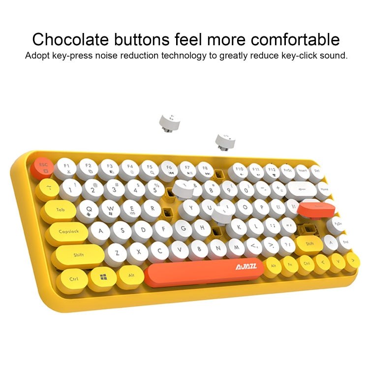 Clavier sans fil Ajazz 308I pour PC et gaming - Couleurs