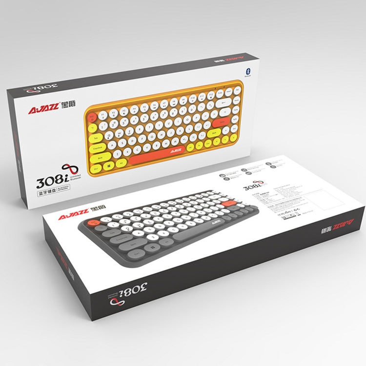 Clavier sans fil Ajazz 308I pour PC et gaming - Couleurs