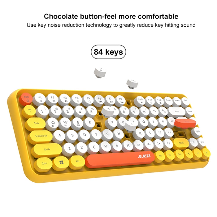 Ajazz 308I Bluetooth Keyboard for PC and Gaming – Grey &