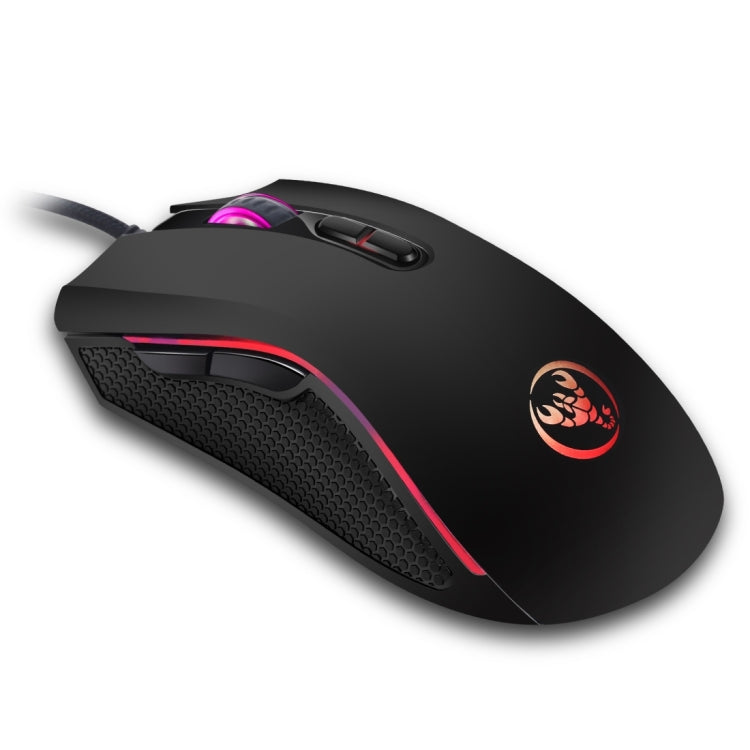 Souris gaming HXSJ A869 ergonomique 3200 DPI colorée