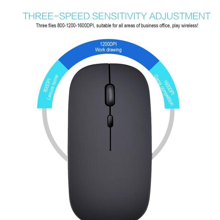 Souris Gaming Sans Fil HXSJ M80 - 1600 DPI, Silencieuse