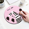 Tapis de souris gaming zèbre 22 cm - Accessoire PC tendance